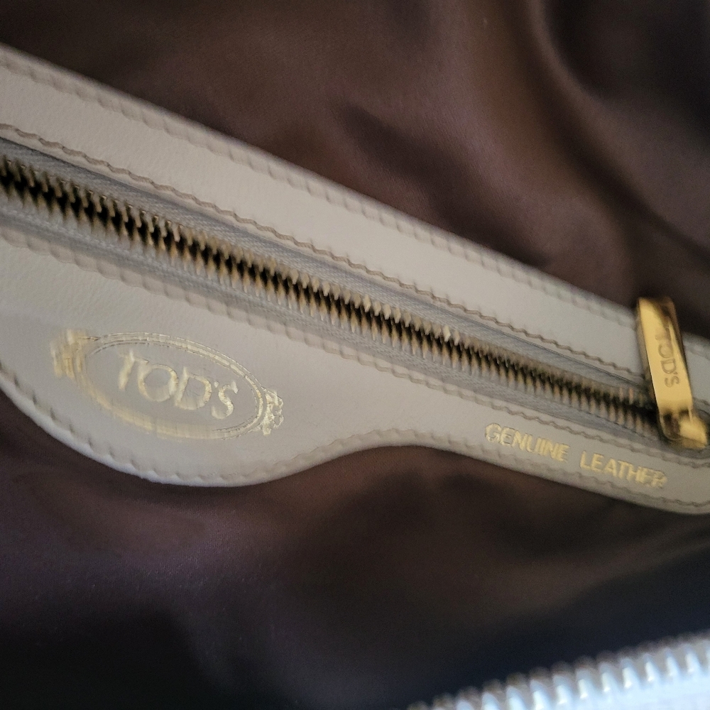 Tod's White and Black Satchel - Picture 7 of 9